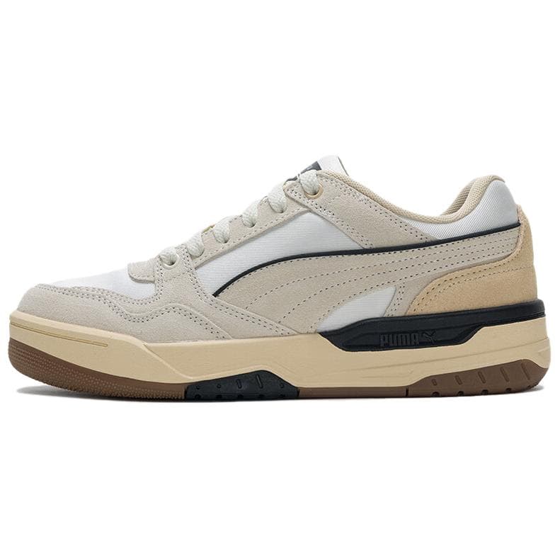 PUMA Rebound Retro Comfortable Versatile Cushioning Wear-Resistant Low-Top Skate Shoes Unisex Off-White