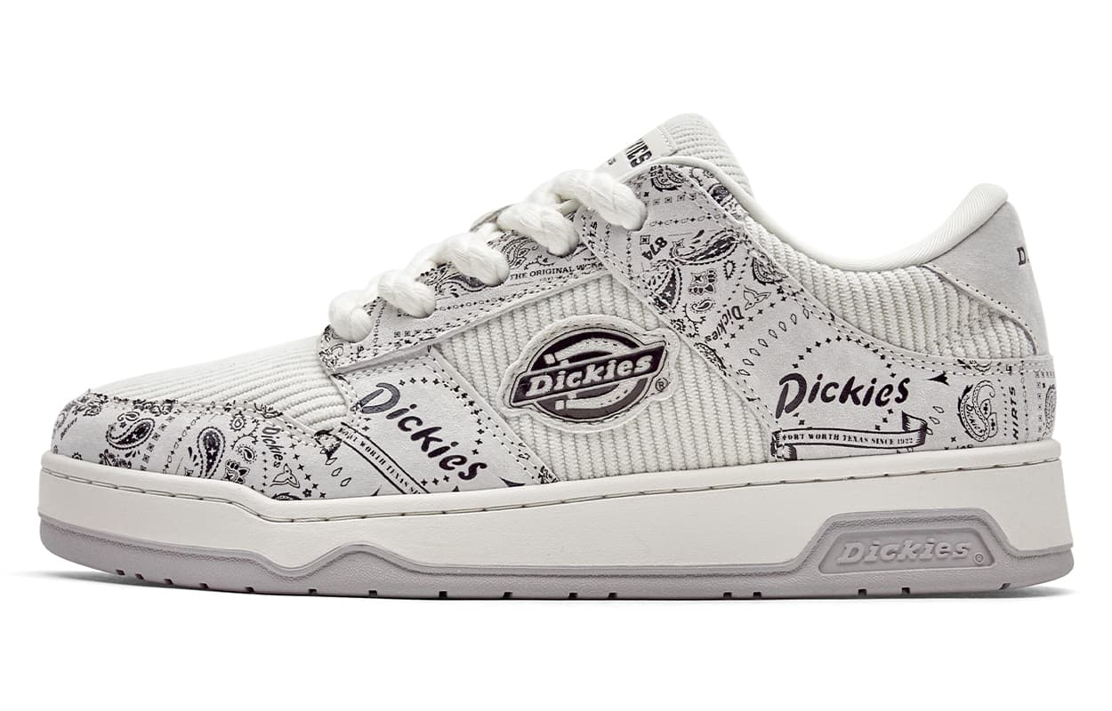 Dickies Comfort Trendy Classic Versatile Platform Height-Increasing Wear-Resistant Casual Sport Retro Low-Top Sneakers Women's Mountain Grey