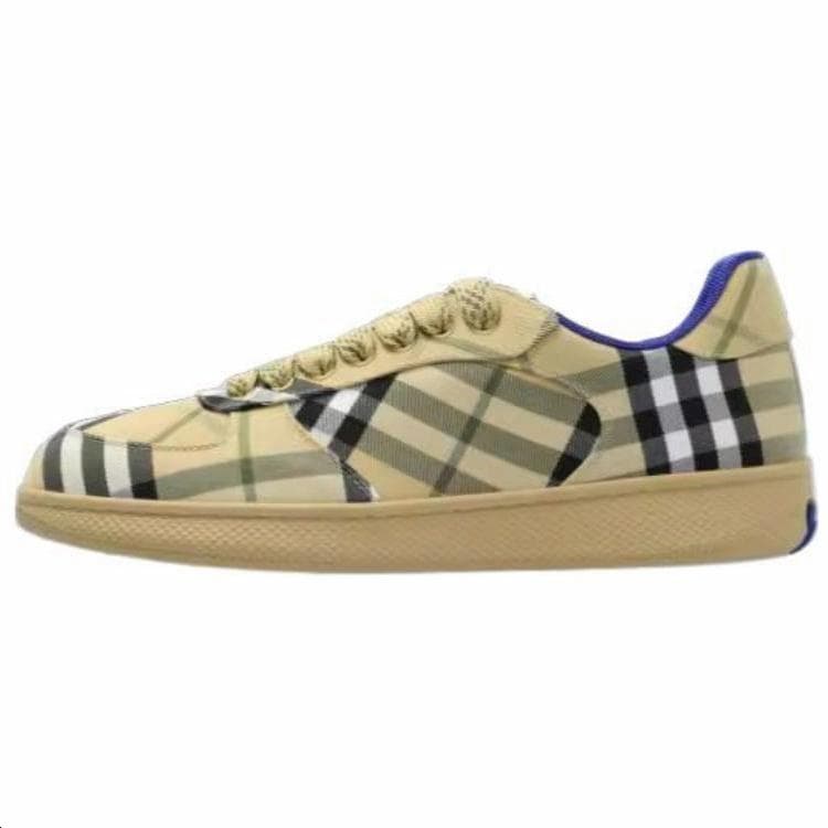 Burberry Low-Top Skateboard Shoes Men's Brown