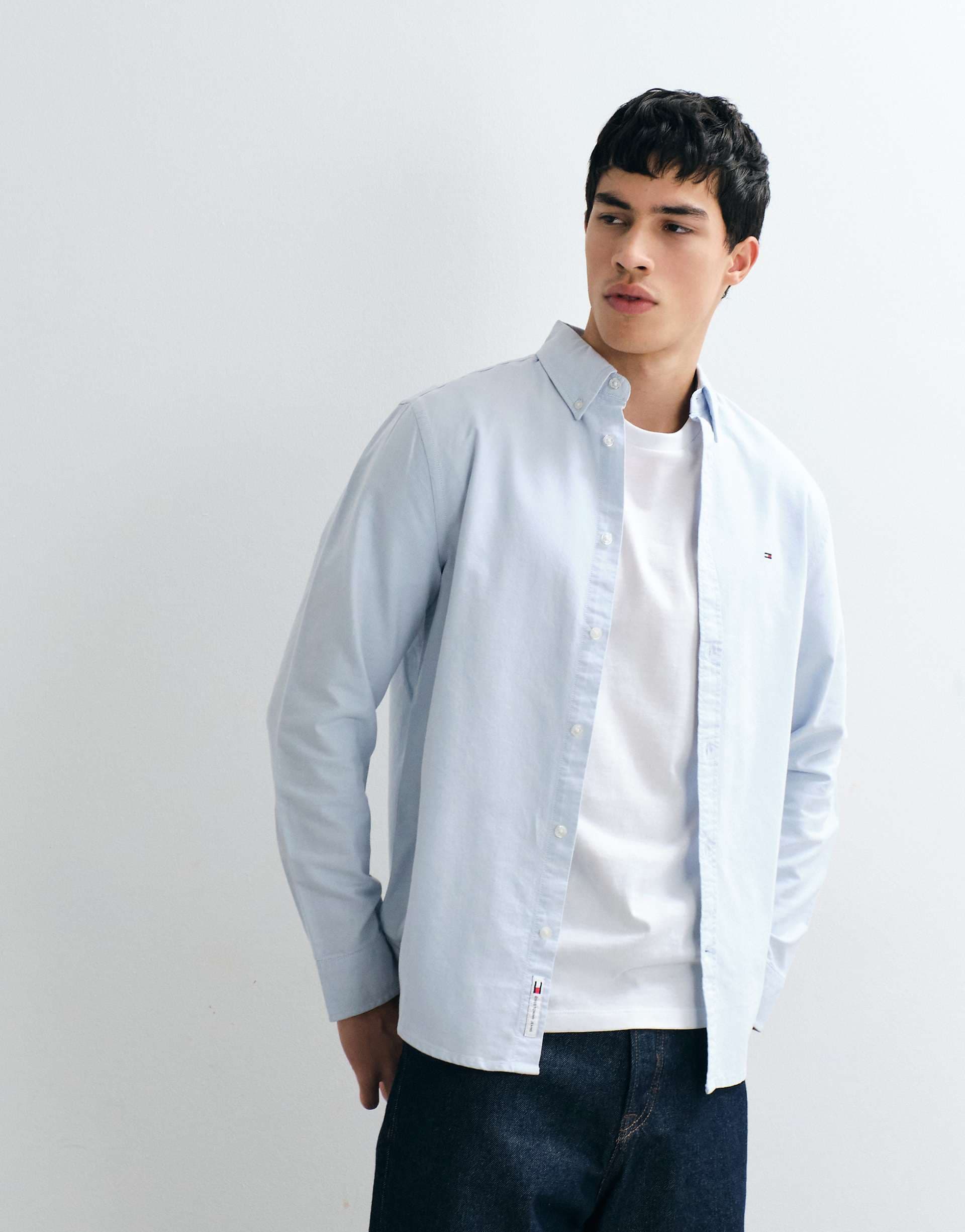 Tommy Jeans oxford shirt in light blue