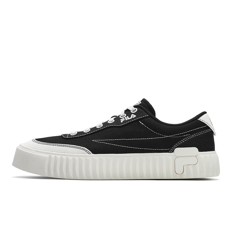 FILA ORIGINALE Lightweight Quick Dry Coverage Low-Top Canvas Shoes Men's Black