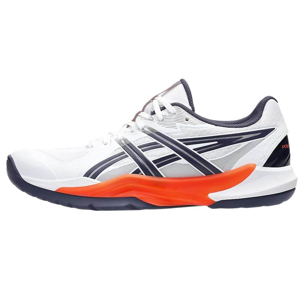 Asics POWERBREAK FF Cushioning Breathable Low-Top Training Shoes Men's White