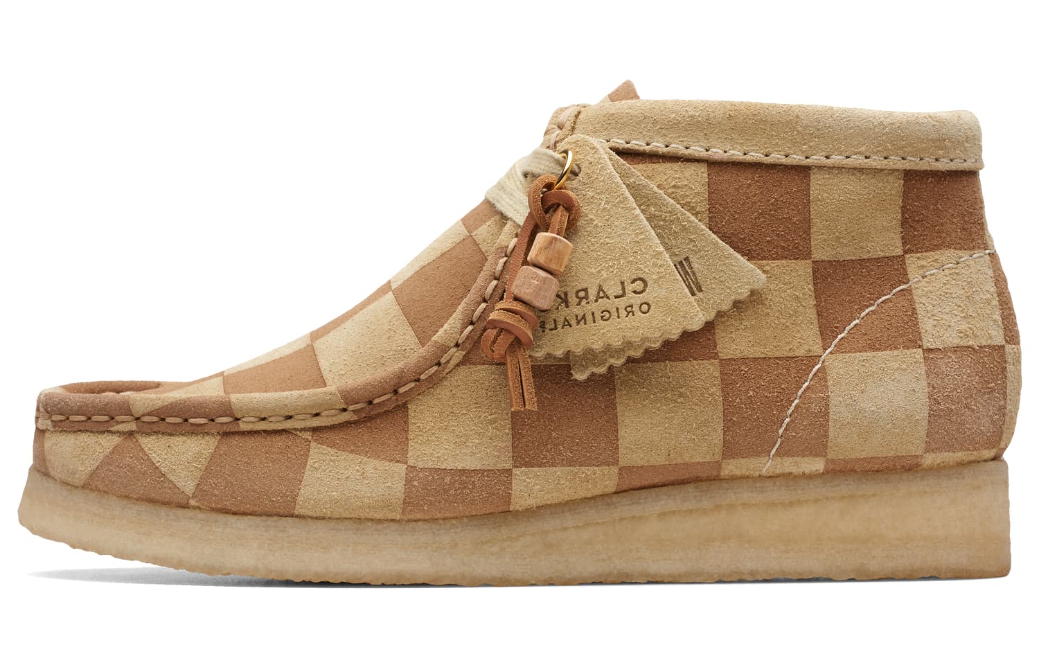 Clarks Originals WALLABEE Ankle Boots Women's Yellow Brown