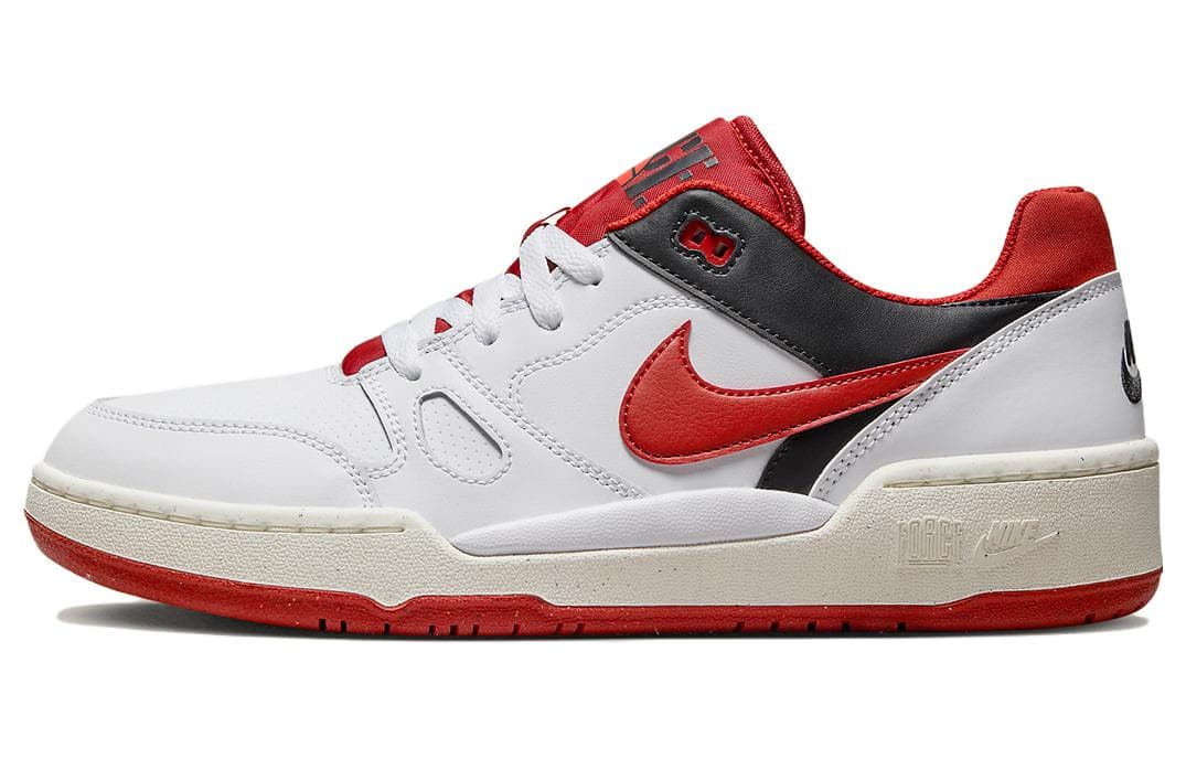 Nike Full Force Low White Red Black