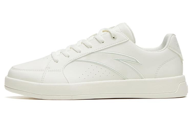 Anta Slip-Resistant Cushioning Low-Top Skateboard Shoes Women's White