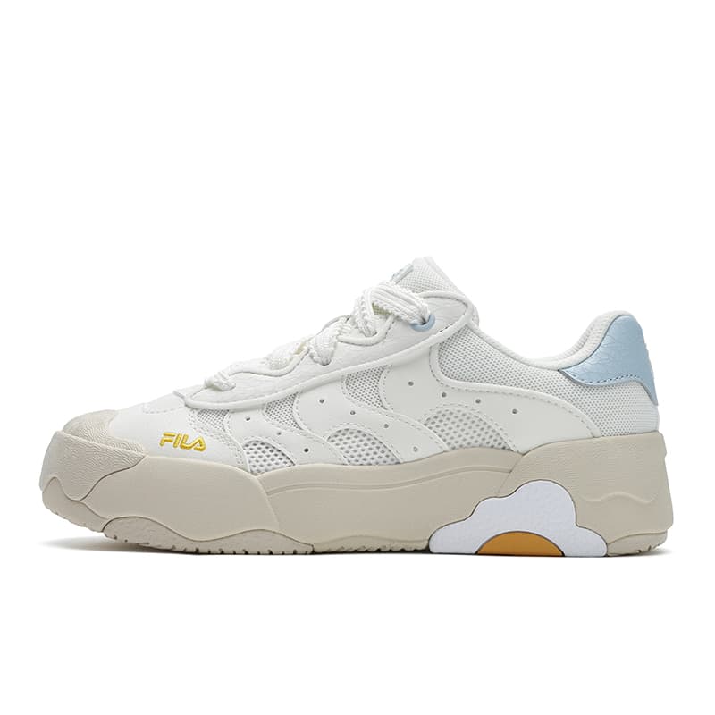 FILA OMELETTE Egg Bag Shoes Low Top Skateboard Shoes Women's White