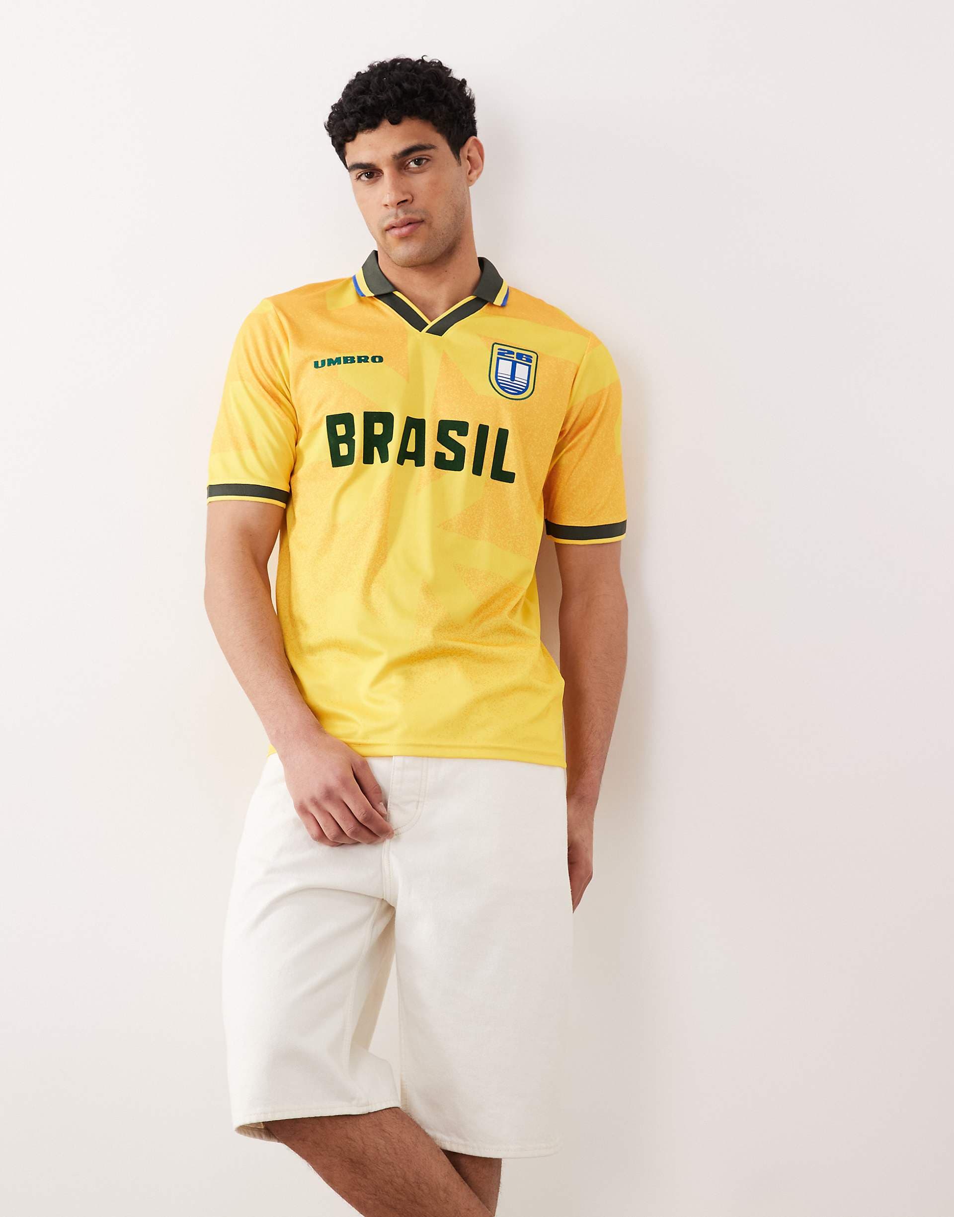 Umbro Brazil Jersey in cyber yellow