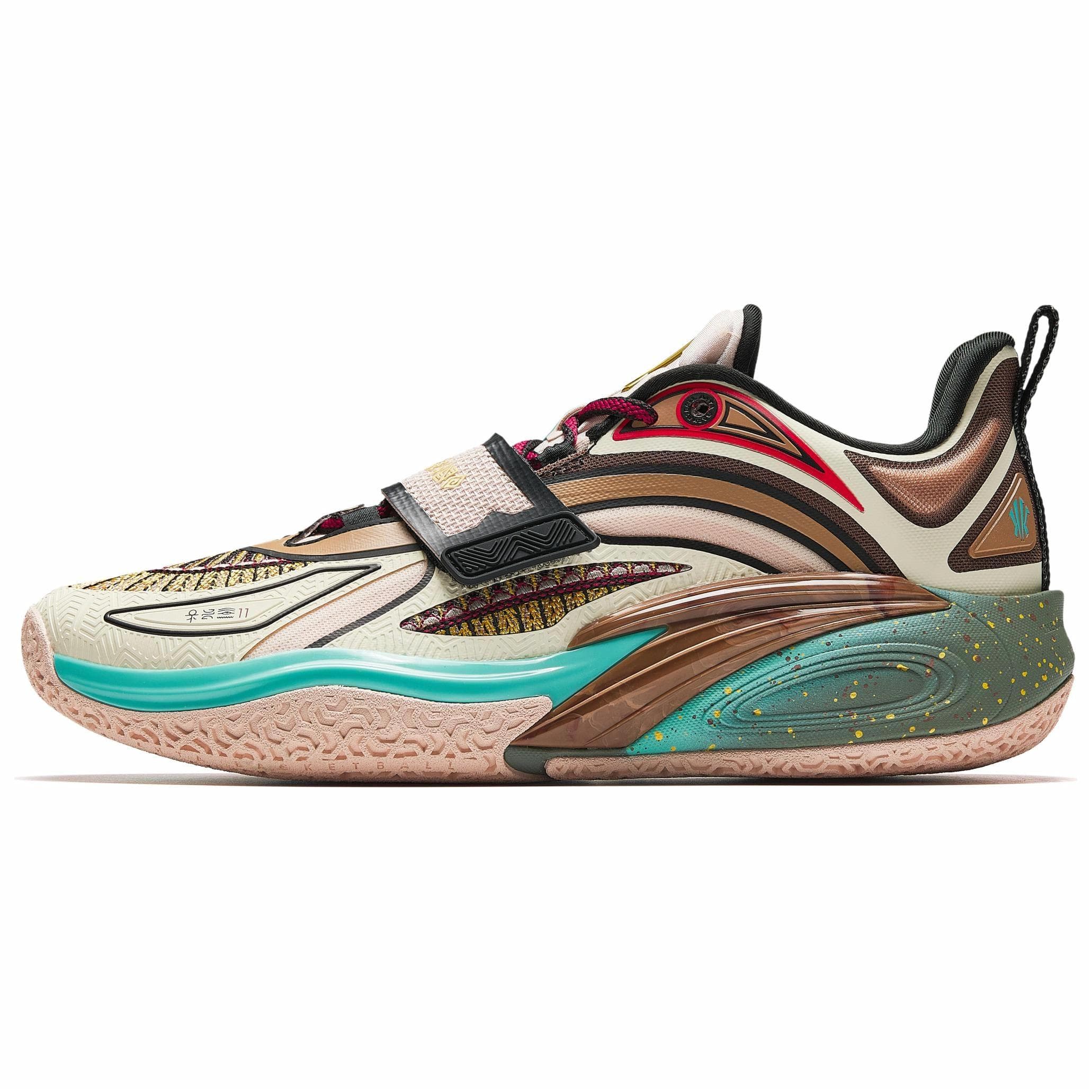 Anta KAI 1 Cushioning Low-Top Basketball Shoes Men's White Pink Black