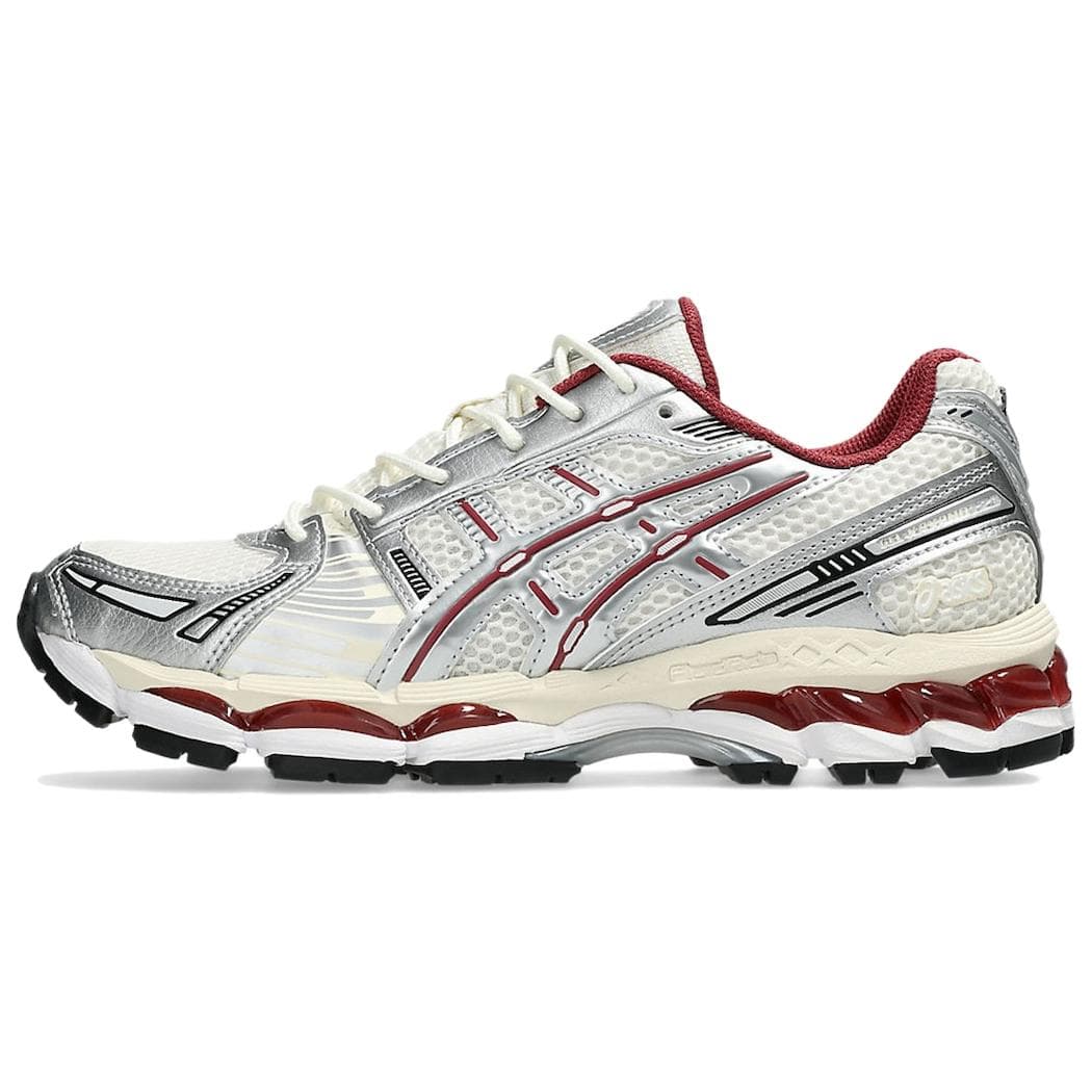 ASICS Unisex GEL-Kayano 12.1 Beijing Limited Kith Alternative Wear-Resistant Low-Top Casual Running Shoes Beige Silver