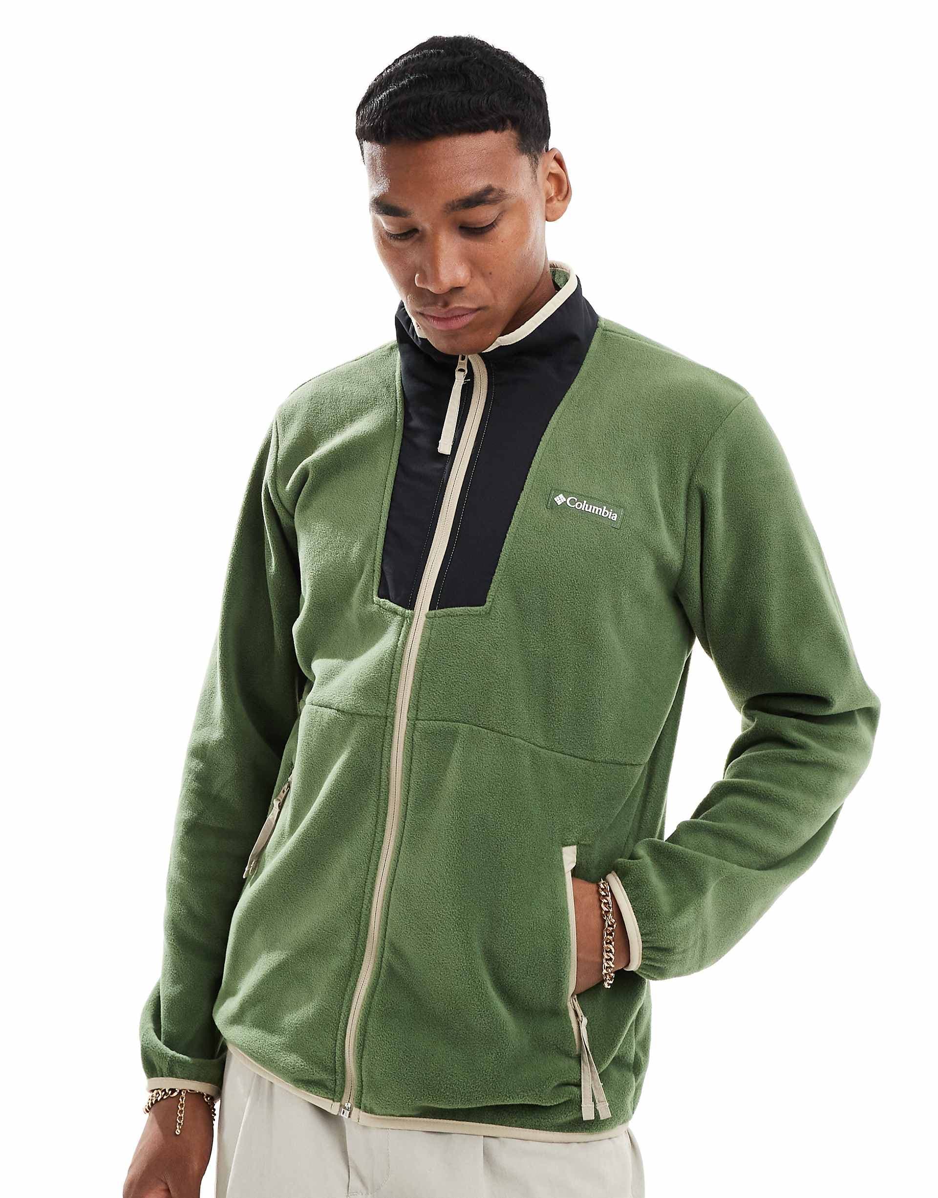 Columbia Sequoia Grove full zip fleece in green