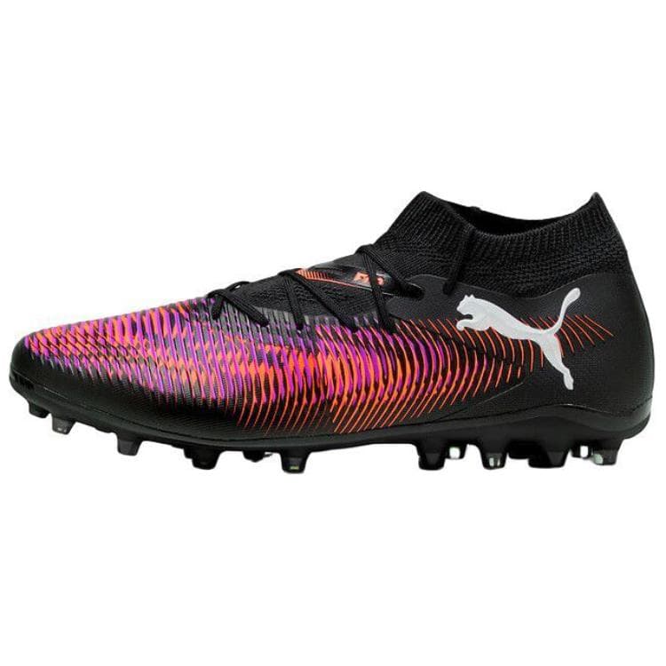 PUMA FUTURE 8 MG Multi Ground Abrasion Resistant Soccer Shoes Unisex Black