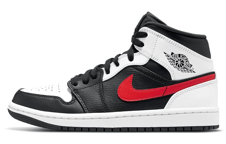 JORDAN 1 Mid Black Chile Red White