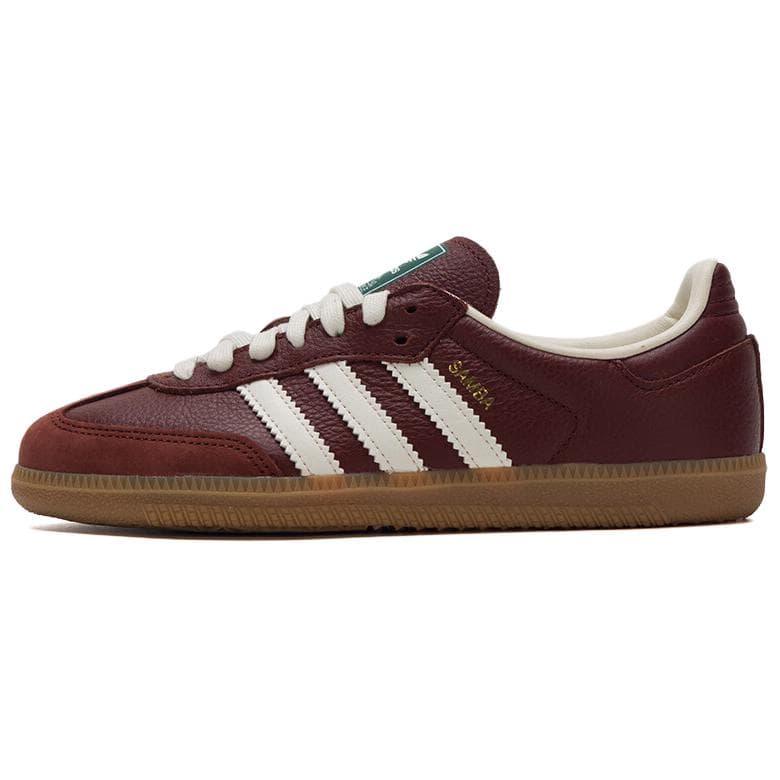 adidas originals SAMBA OG Synthetic Leather Comfort Versatile Wear-Resistant Breathable Low-Top Skate Shoes Unisex Brown