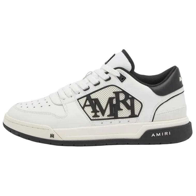 AMIRI Comfortable Simple Low-Top Sneakers Women's Black White