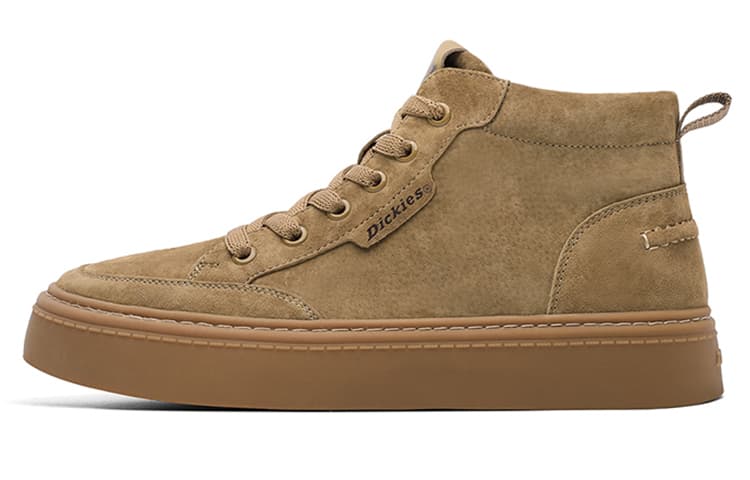 Dickies Breathable Wear-Resistant Slip-Resistant 8.5cm Outdoor Boots Men's Light Brown