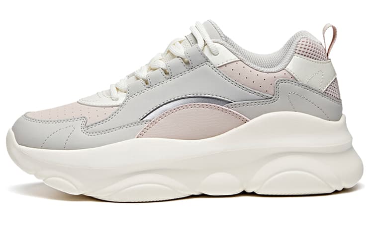 ANTA Life Collection Chunky Sneakers Women's Low-Top Gray White