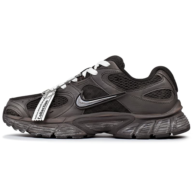 Custom SneakersNike V5 RNR 'Brown Smoke Island' Retro Distressed Functional Trendy Street Cool Euro-American Style Wear-Resistant Low-Top Running Shoes Women's Grey Brown
