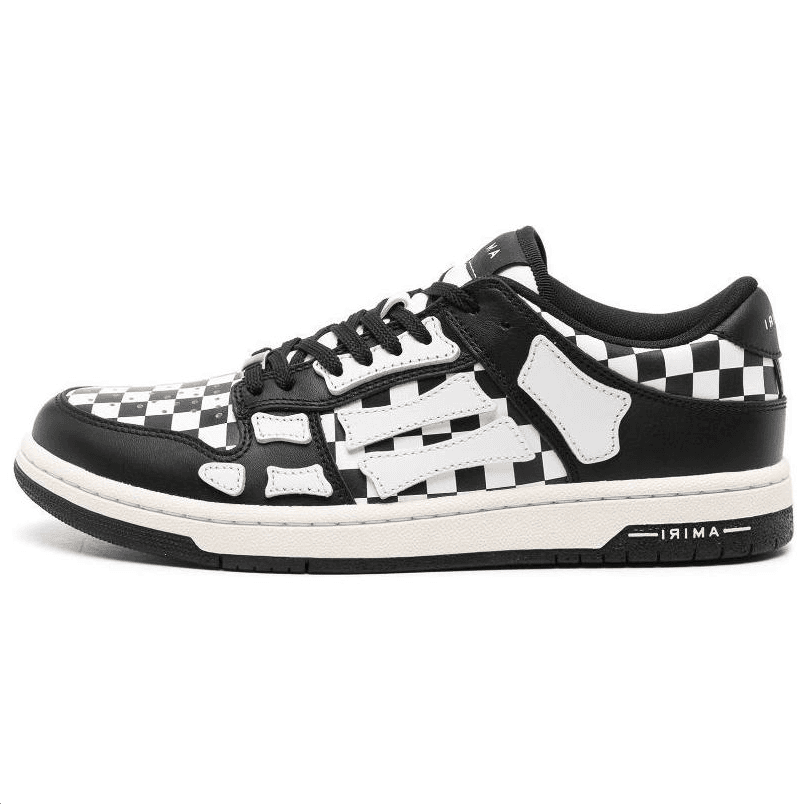 AMIRI Skel Top Low Check-pattern Sneakers