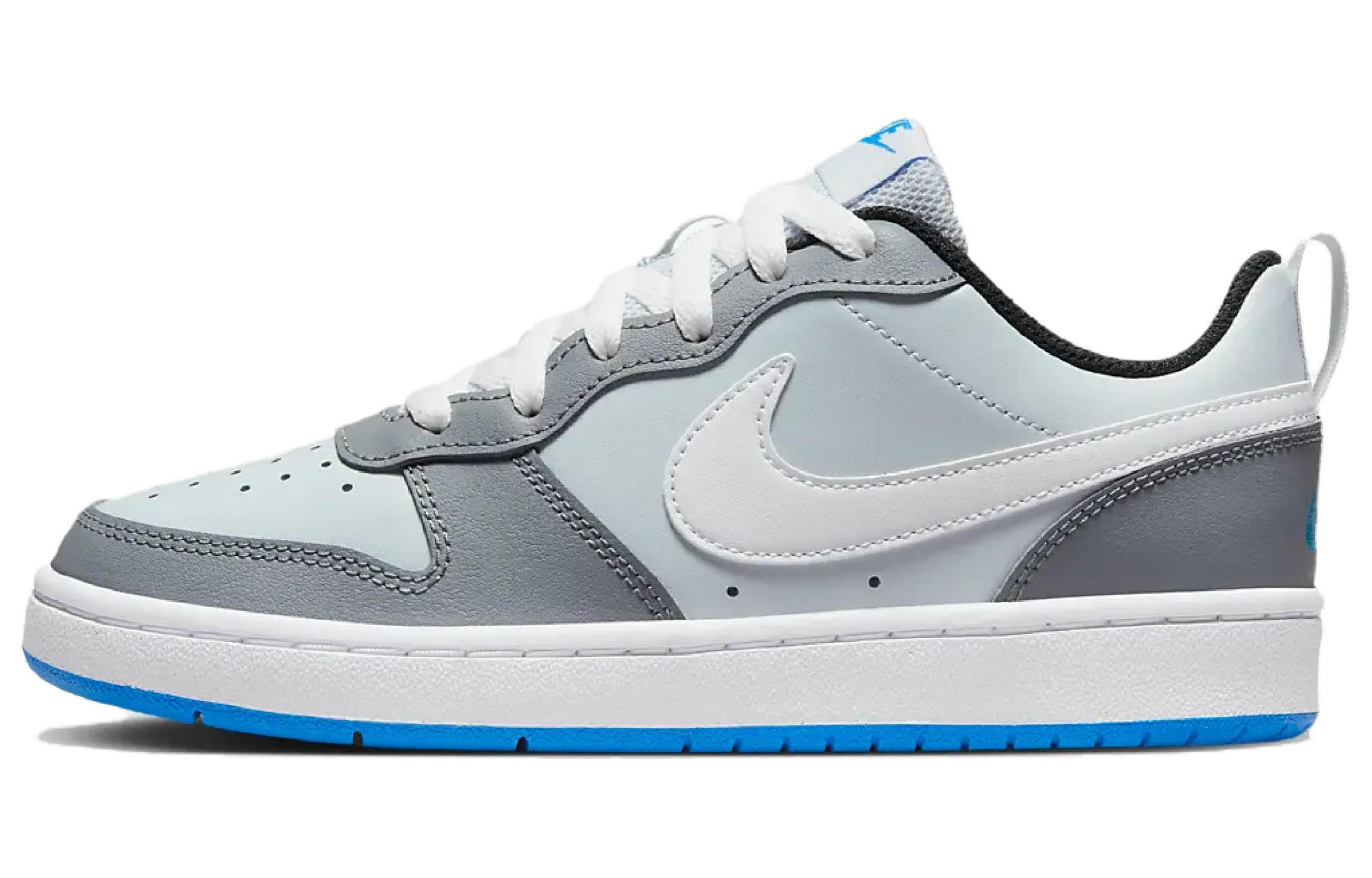 Nike Court Borough Low 2 SE 'Pure Platinum Photo Blue' GS