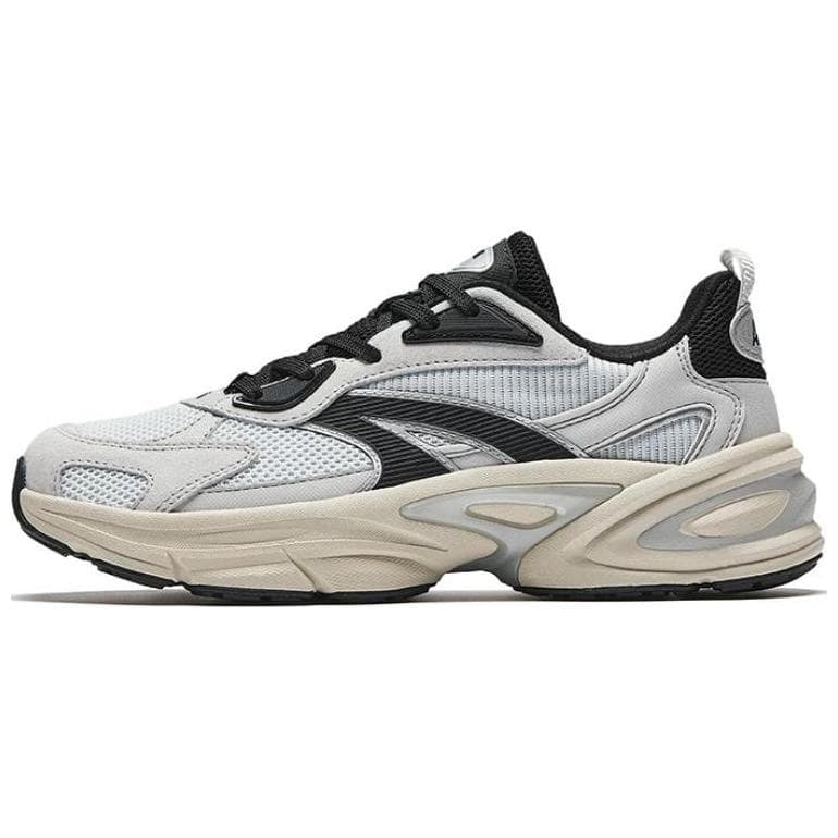 Anta AT801 Millennium Retro Comfort Balance Support Lightweight Low-Top Casual Shoes Women's Grey Black