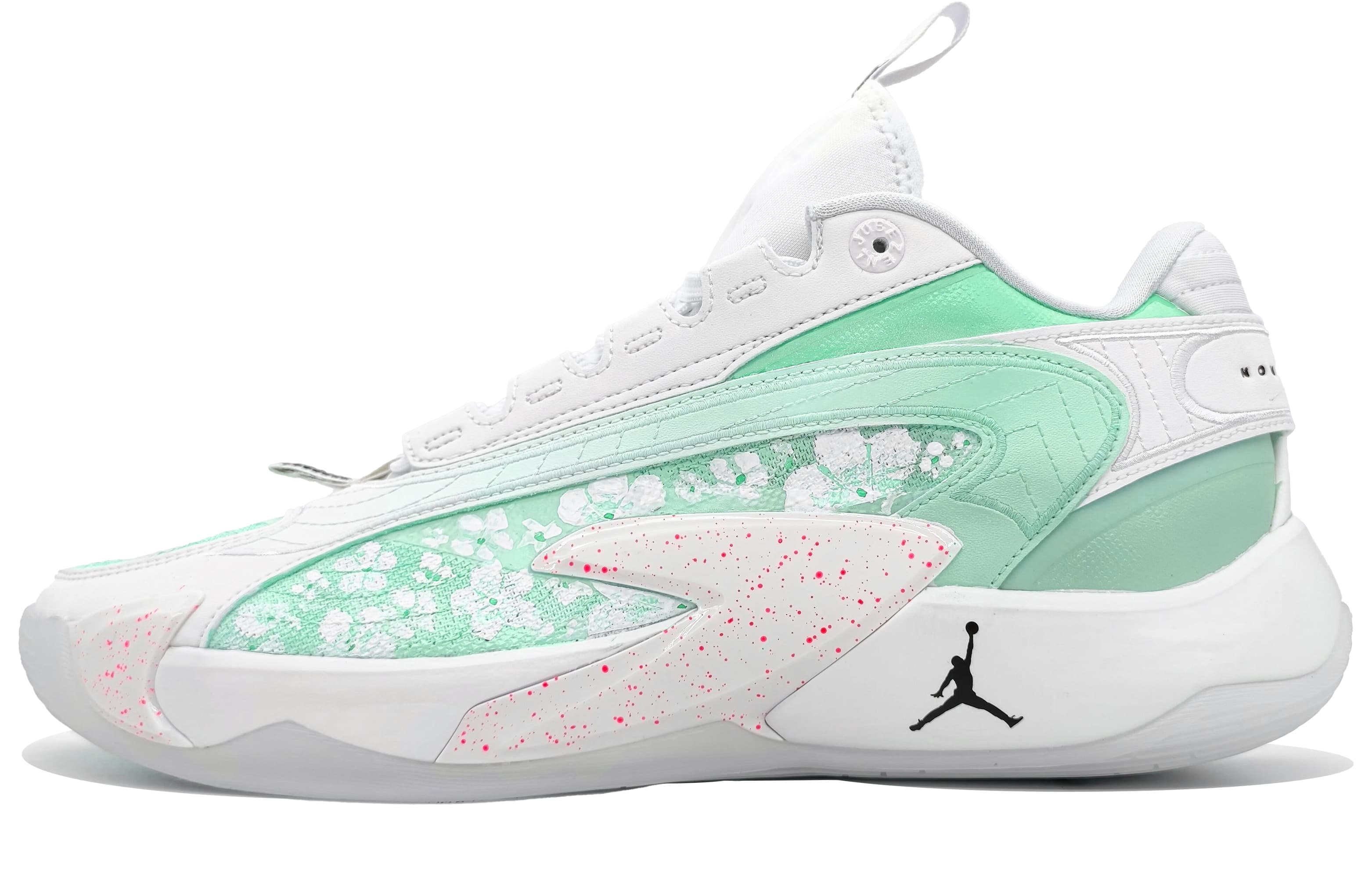 JORDAN Luka 2 Basketball Shoes Men Low-Top White/Cyan