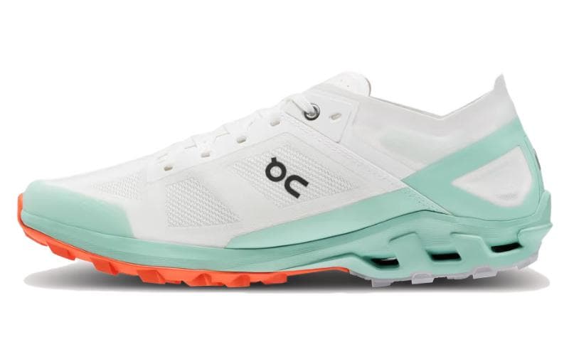 On Cloudventure Peak 3 Slip-Resistant Low-Top Trail Running Running Shoes Men's White Cyan