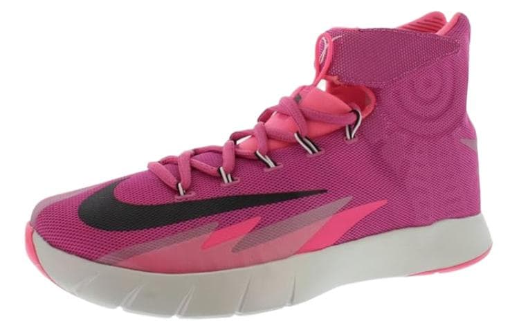 Nike Air Zoom Generation Zoom Hyperrev Cushioning Wear-Resistant High-Top Basketball Shoes Men's Pink