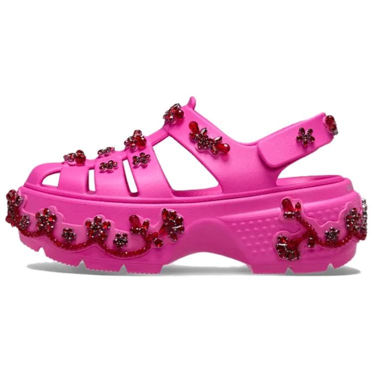 Crocs Stomp Fisherman Clog Simone Rocha Electric Pink