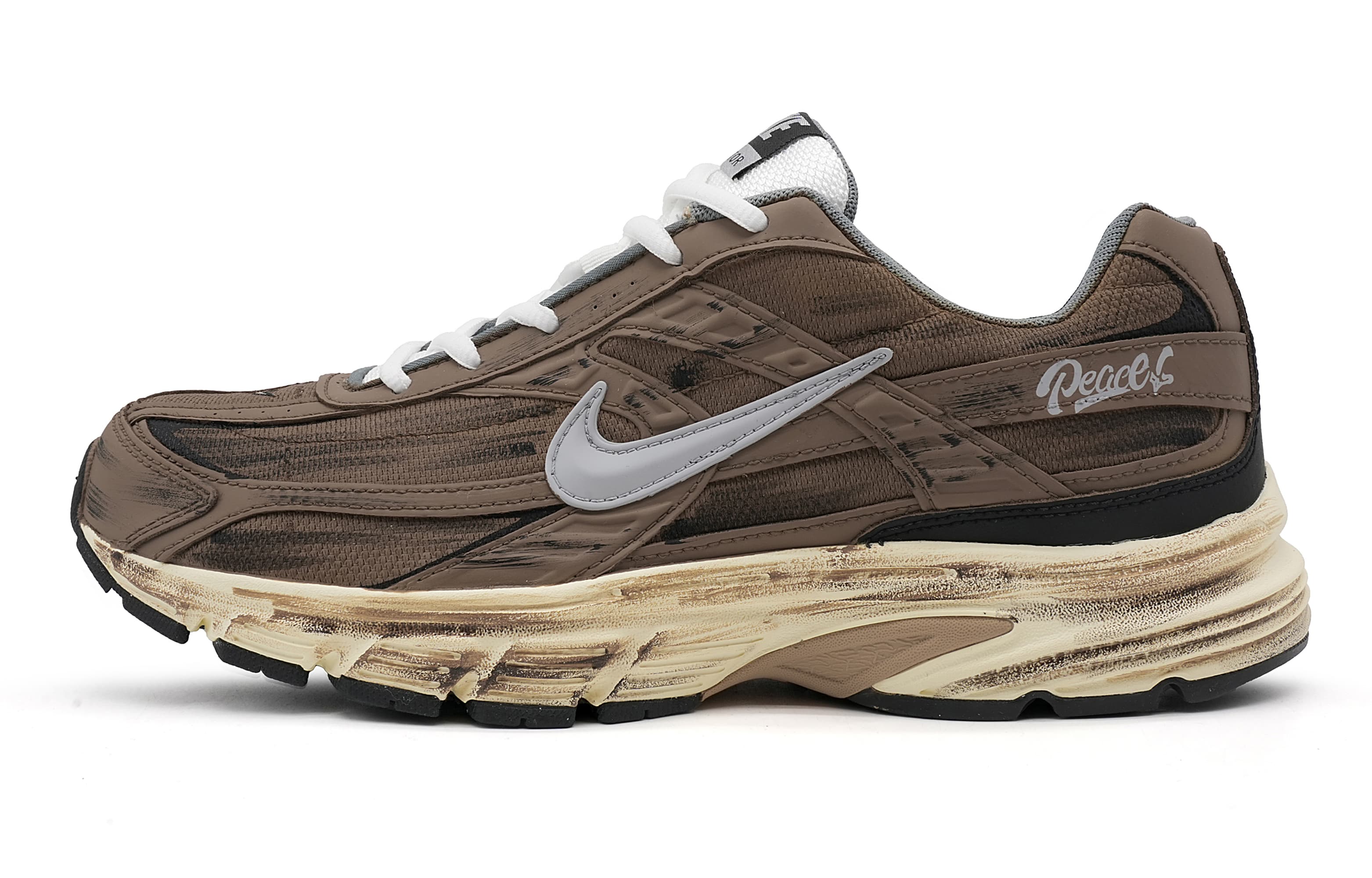 Custom Sneakers Nike Initiator 'Boundless Wilderness' Workwear Outdoor Wasteland High-Street Trendy Street American Retro Comfort Sport Durable Breathable Low-Top Running Shoes Men's Khaki Brown