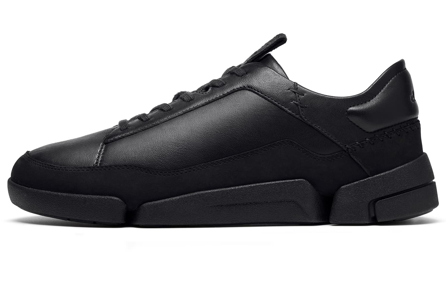 Clarks Leather Casual Shoes Men's Black