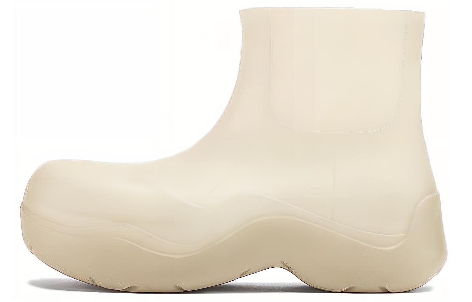 Bottega Veneta Puddle Rain Boots Ankle Boots Women's White