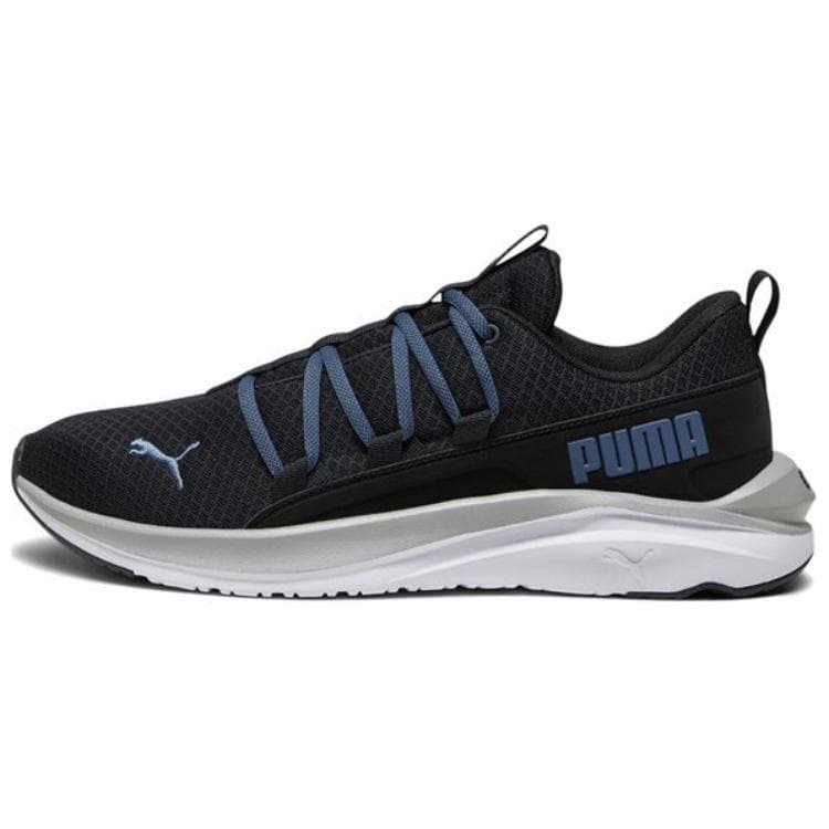 PUMA Softride One4all Cushioning Anti-Slip And Wear-Resistant Low-Top Casual Running Shoes Men's Black Blue