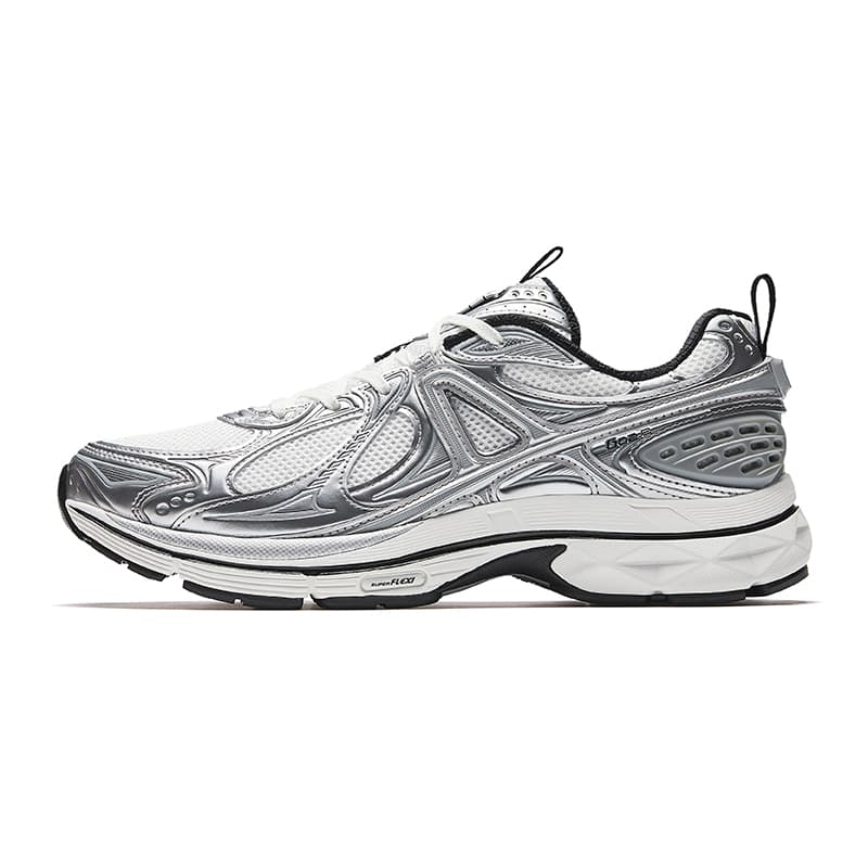 Anta Champion G02.2 Trendy Versatile Anti-Slip Breathable Low-Top Casual Shoes Men's Silver White