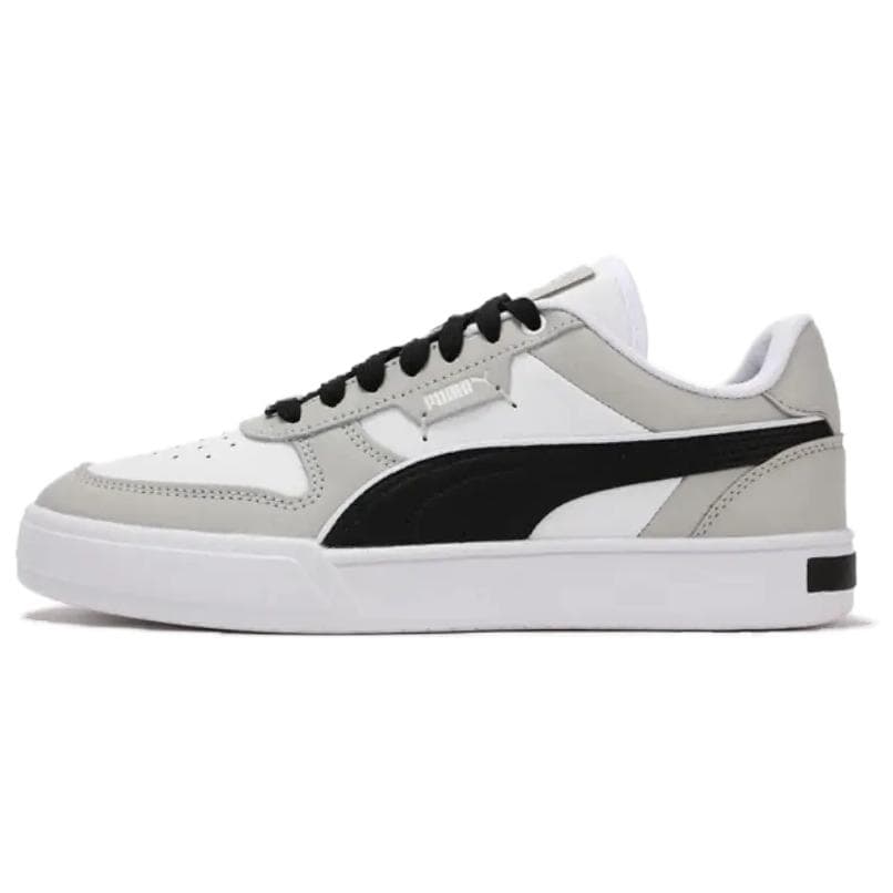 PUMA CAVEN DIME Comfortable Versatile Thin Sole Wear-Resistant Low-Top Skate Shoes Unisex White Gray