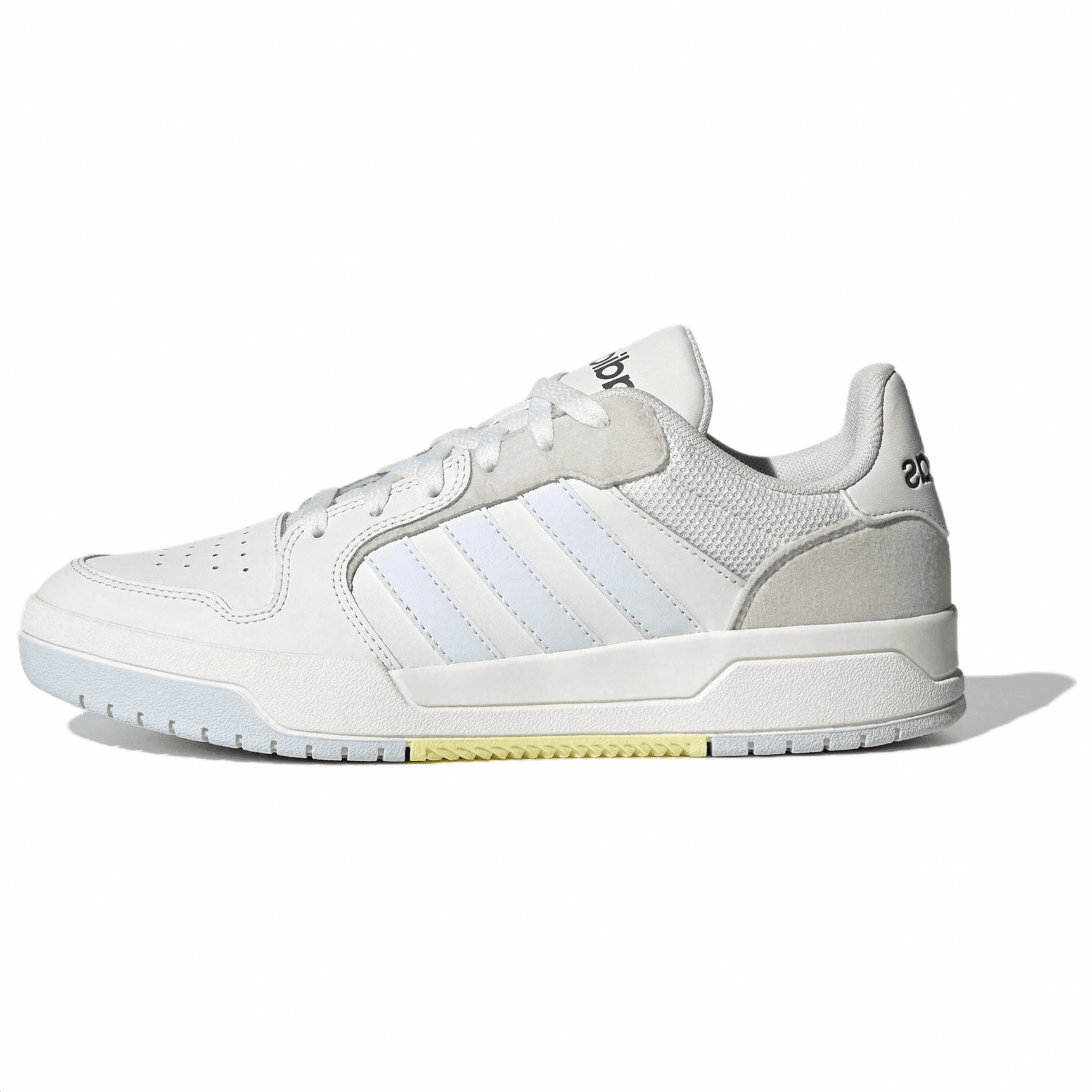Adidas ENTRAP Anti-Slip Wear-Resistant Low-Top Skateboard Shoes Men's Ecru Gray