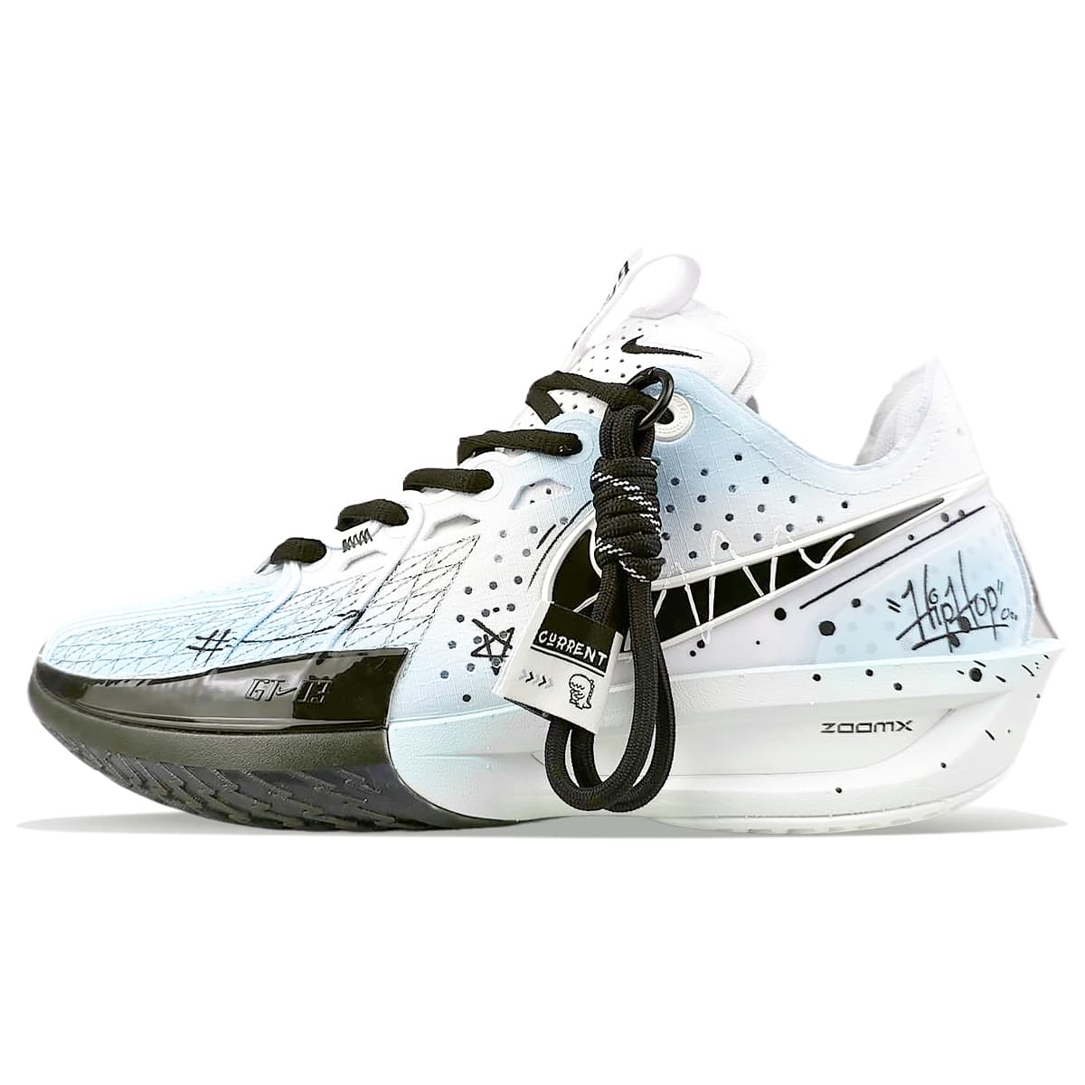 Nike Air Zoom G.T. Cut 3 Basketball Shoes Unisex Low-Top Blue Black