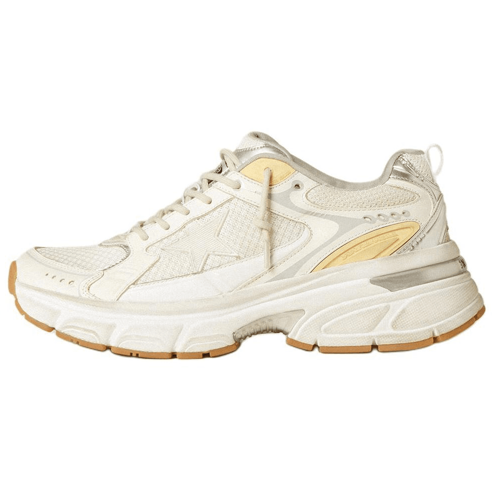 Golden Goose Lightstar Low-Top Casual Shoes Men's White