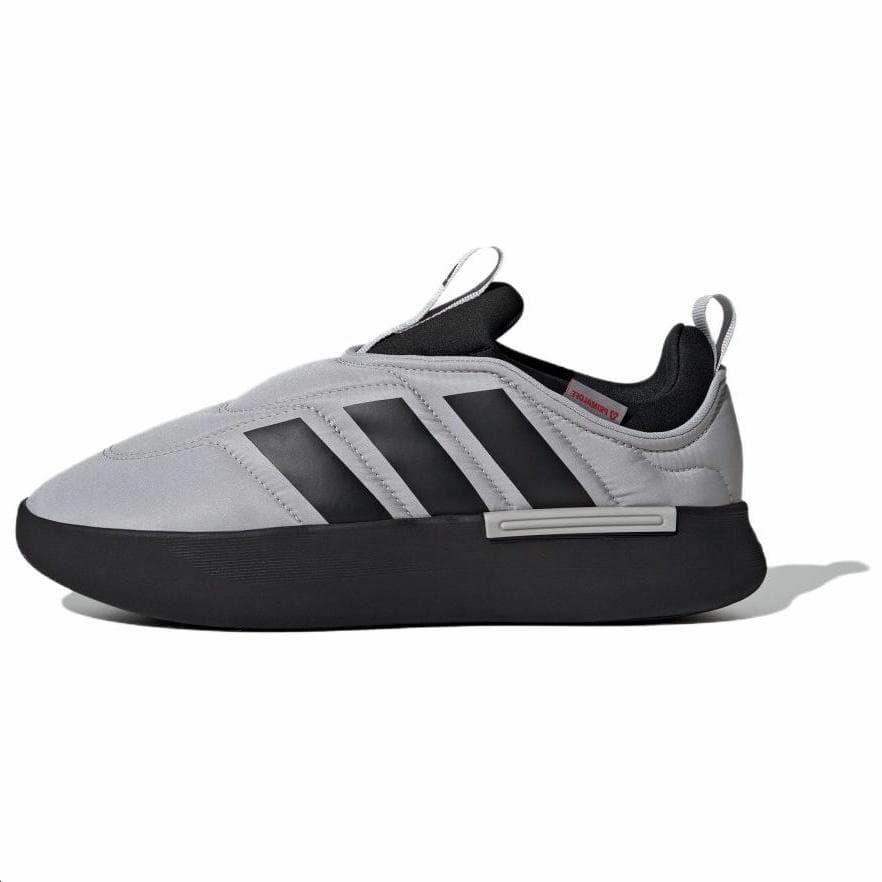 Adidas Adipuff Anti Slip Wear Resistant Low Top Casual Shoes Unisex Gray Black