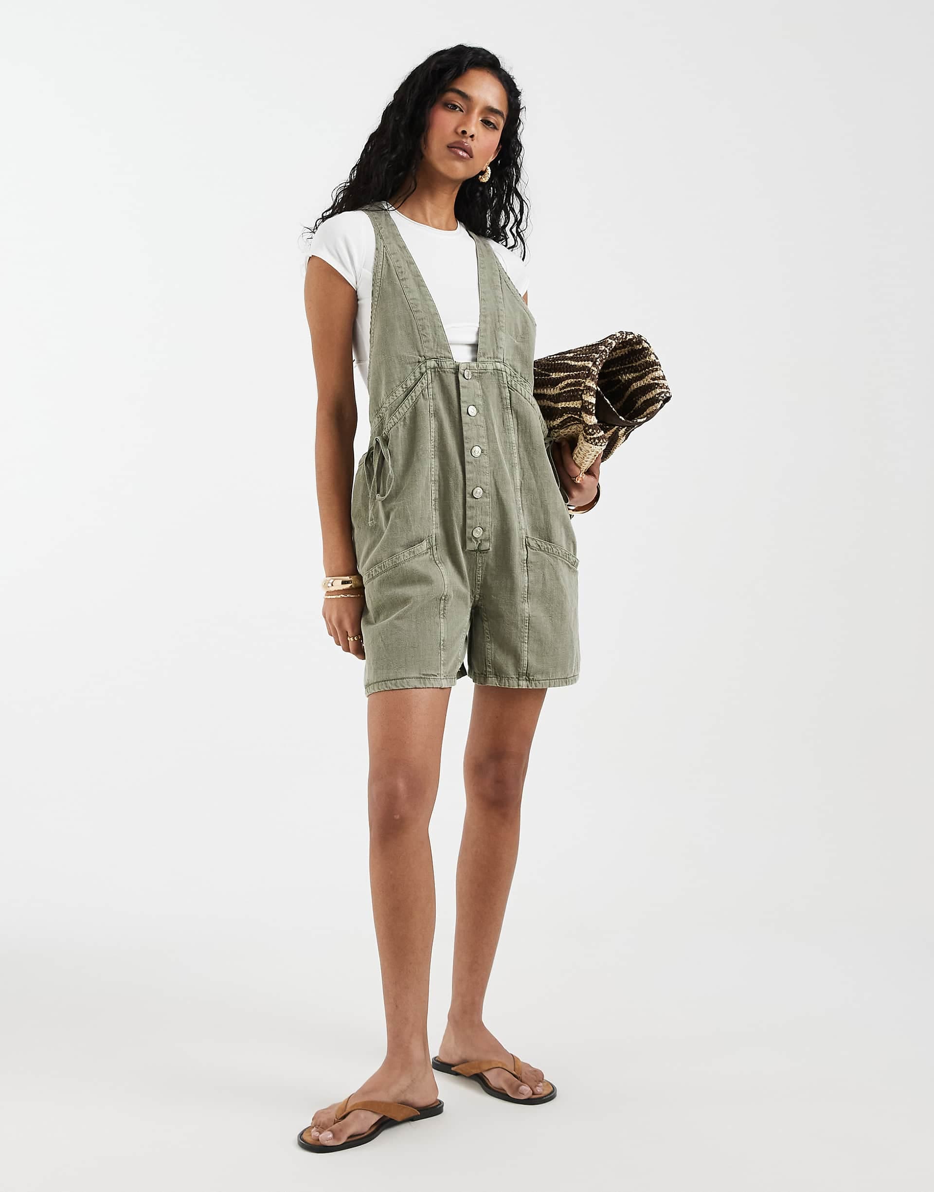 Free People bonanza one piece overalls in laurel canyon