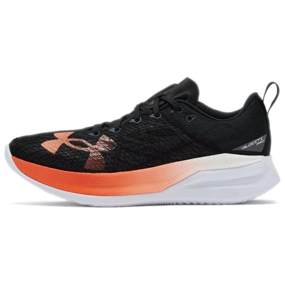 Under Armour Shock Absorbers Low Top Racing Running Shoes Unisex Black Orange
