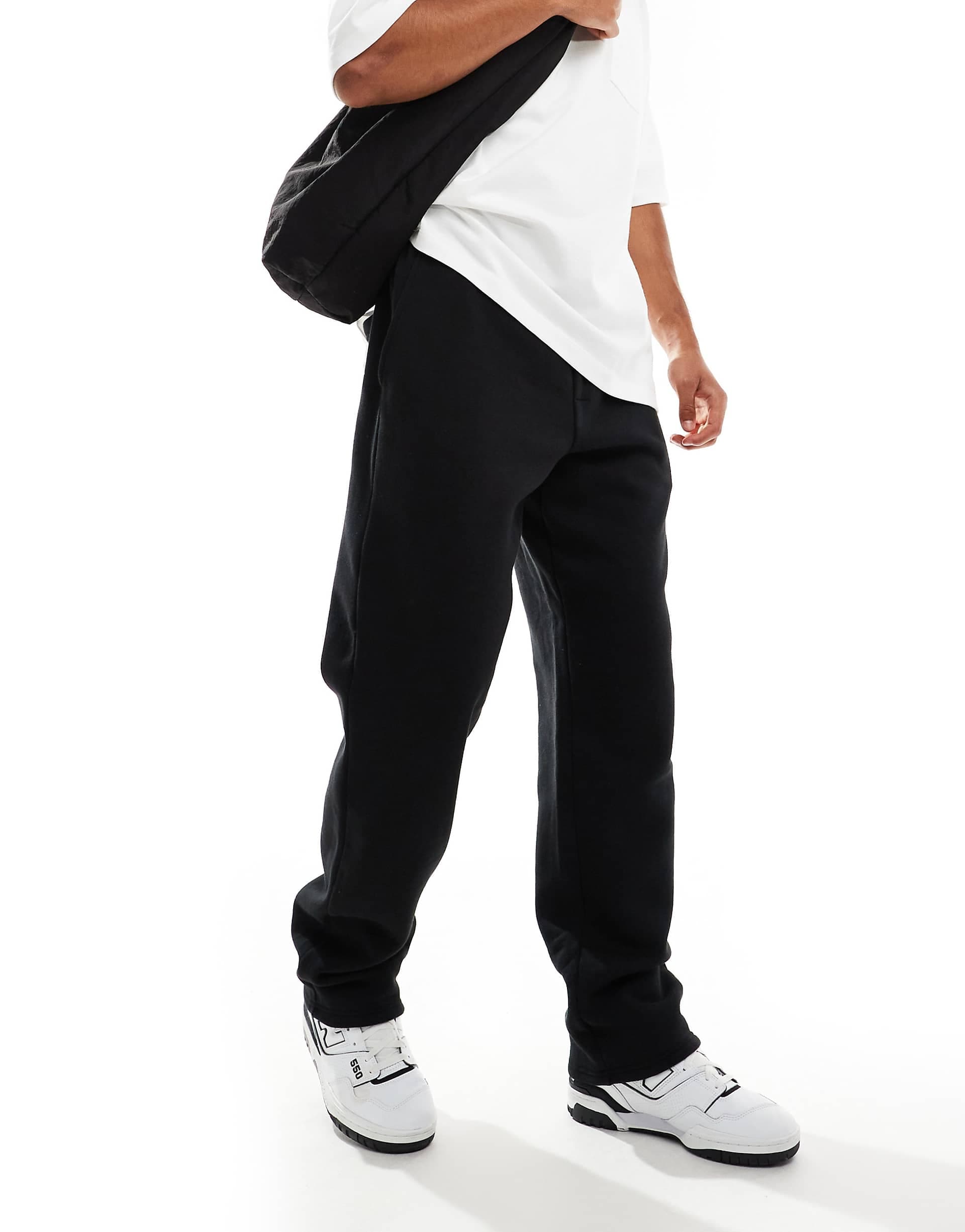 Cotton On relaxed track pants in black