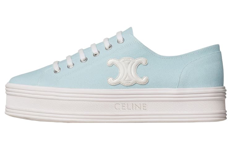 CELINE Jane Stylish Skateboarding Shoes Women's Light Blue