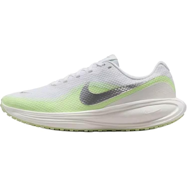 Nike REVOLUTION 8 Comfortable Versatile Wear-Resistant Breathable Low-Top Casual Short/Long Distance Running Shoes Women's White Green