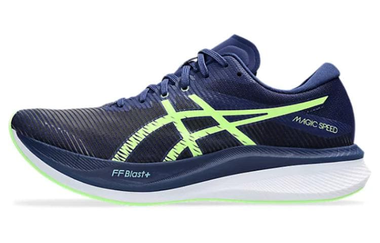 ASICS Magic Speed 3 Blue Expanse Illuminate Green
