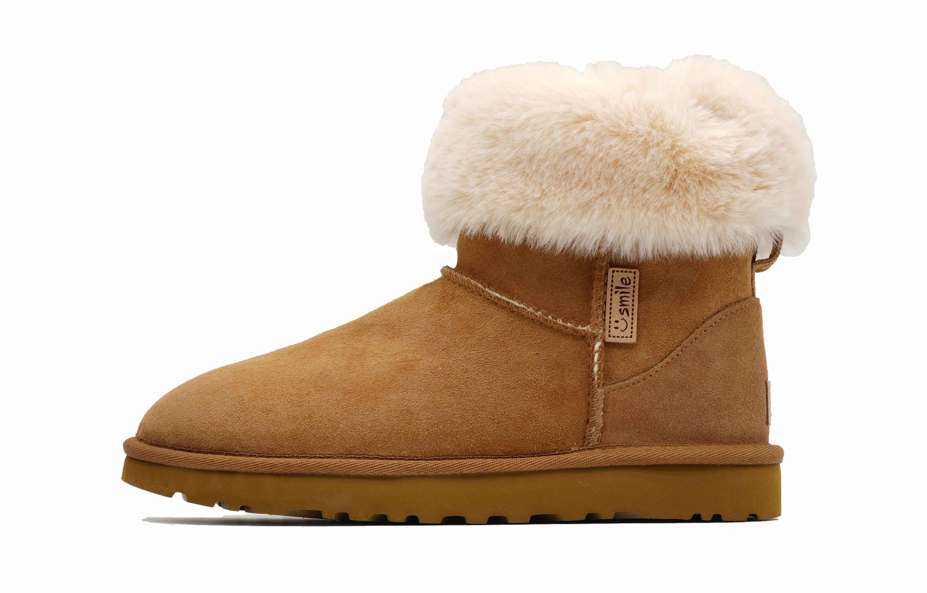 UGG CLASSIC MINI Cool Play Koala Velvety Warm Wear-Resistant Slip-Resistant Short Snow Boots Women's Camel