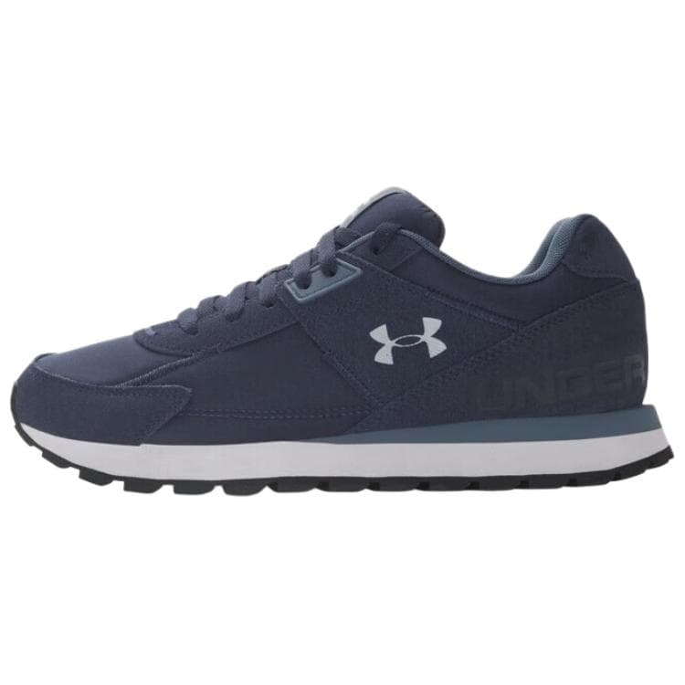 Under Armour Essential Runner Comfort Versatile Fabric Leather Warm Low-Top Running Shoes Men's Blue