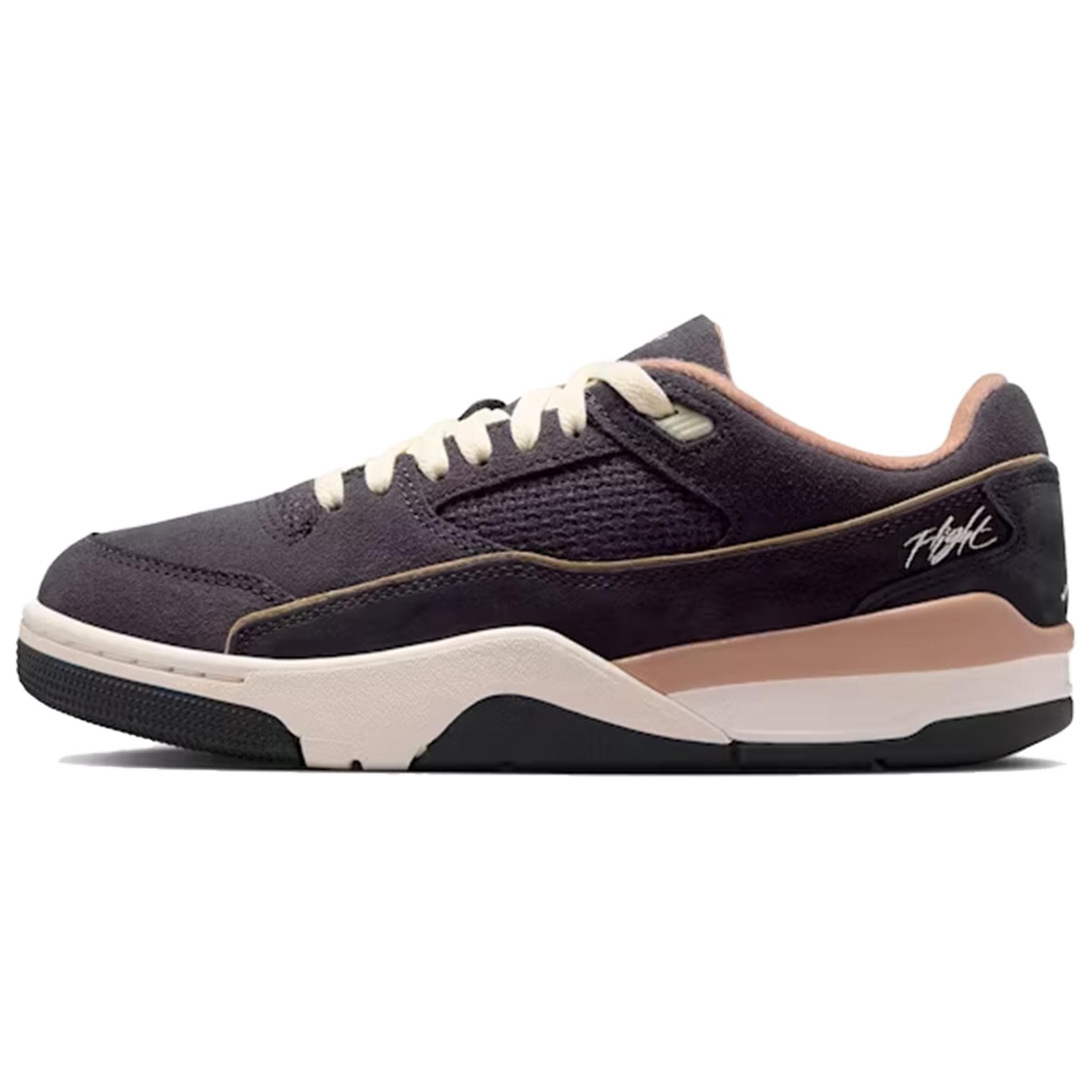 Jordan FLIGHT COURT Fashion Comfortable Retro Basketball Shoes Women's Brown