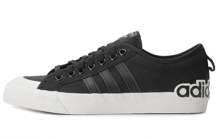 Nizza Adidas Originals 'Oversize Heel Logo - Core Black Gum'