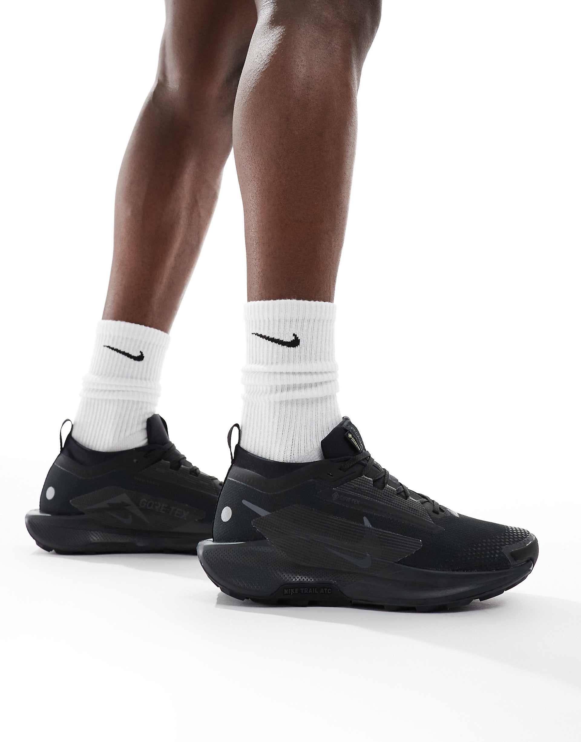 Nike Running ReactX Pegasus Trail 5 GORE-TEX sneakers in black