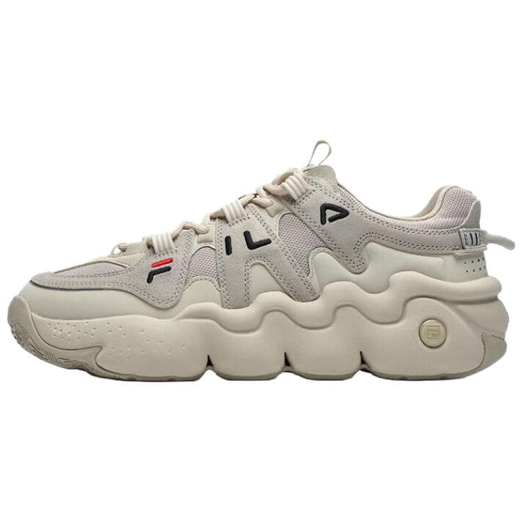 FILA FILA PANINI Comfortable Soft Low-Top Casual Lifestyle Shoes Men's Beige